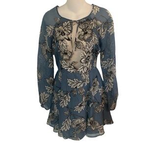 For Love & Lemons Sierra 100% Silk Dress Ladies Sz Small